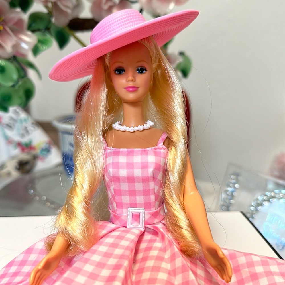 Sleeping Beauty Barbie redressed. By Mattel.